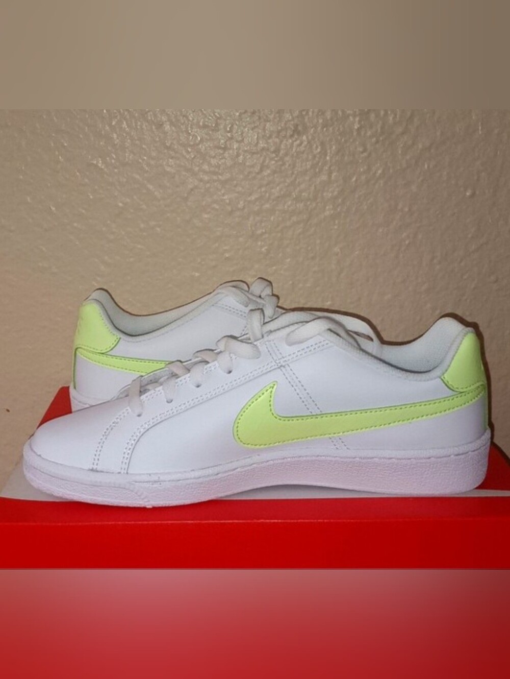 Nike Court Royale-White Barely Volt